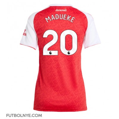 Camiseta Arsenal Noni Madueke #20 Primera Equipación para mujer 2025-26 manga corta Camiseta Arsenal Noni Madueke #20 Primera Equipación para mujer 2025-26 manga corta